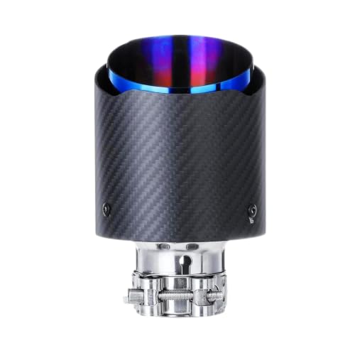 Tubo de escape con acabado de carbono mate para un sonido deportivo