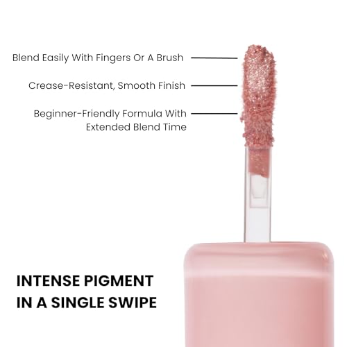 Image of Milagro Beauty Eye Cloud Liquid Eyeshadow | Lightweight, Crease-Resistant | Intense Pigment, Blendable & Buildable | Long-Lasting, Non-Sticky Eye Makeup (Aurora Shade)