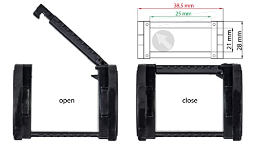 Igus® Catena da traino, 21 x 25 mm, 1.000 mm, con