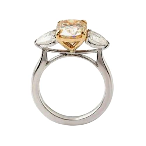 Bague de fiançailles pour femme moissanite argent le cadeau idéal