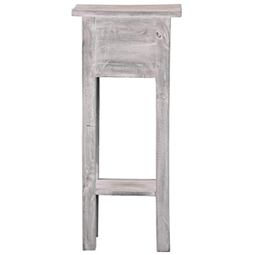 Sunset Trading Shabby Chic Cottage Accent Table, Stonewall Gray #TOP4