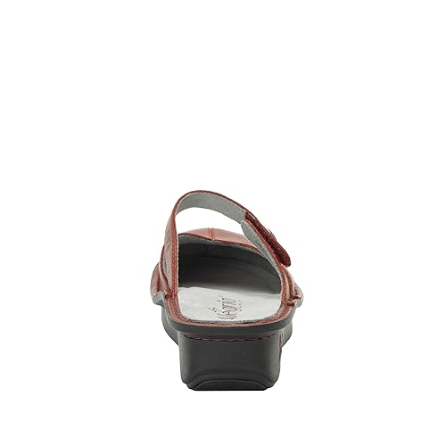 Image of Alegria Women Kamila - Timeless Comfort, Arch Support and Style for Everyday Elegance - Nursing and Healthcare Professionals Slip-Resistant Mules - Open Back Leather Comfort Walking Clog Shoes