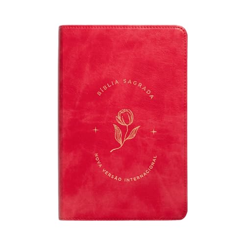 Bíblia Sagrada NVI, Letra Grande, Capa luxo rosada, Leitura Perfe...