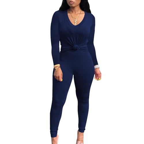 PINSV Women's Tracksuits 2 Piece Outfits Sweatsuits Long Sleeve Top Jogger Legging Pants Sets3