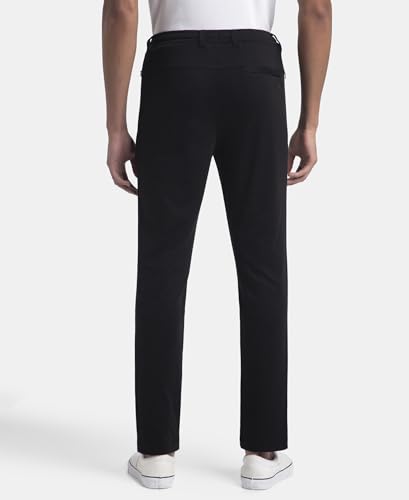 Image of Jockey IM06 Men Super Combed Cotton Rich Elastane Stretch Slim Fit All Day Pants with Pockets