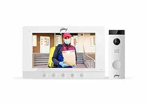 Godrej Security Solutions SeeThru VDP RE7 V-Series Video Door Phone Wired 960p White