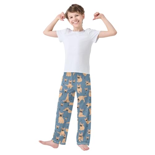 Boys' Pants Cute Dogs Long Bottoms Jogger Pants Elastic Waist Trousers with Pockets S-XL2