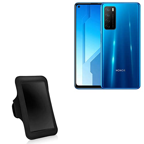 BoxWave Case Compatible with Honor 4 Play - Sports Armband, Adjustable Armband for Workout and Running for Honor 4 Play - Jet Black