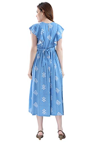 Image of AV2 Women's Rayon Empire Kurti (5098BXL Blue X-Large)