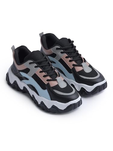 Image of JM LOOKS Women's Chunky Mesh Sneakers Casual Shoes Sporty, Stylish, and Built for All-Day Comfort