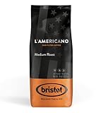 Bristot L‘americano Filter Coffee | Italian Filter Coffee Ground | Medium Roast | Low Acid |...