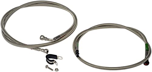 Dorman 819-814 Front Flexible Stainless Steel Braided Fuel Line Compatible with Select Models (OE FIX) by Dorman - Used condition - US$100.02