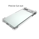 Totill Case for Google Pixel 7A, Crystal Clear [Anti-Yellowing] Anti-Shock Anti-Slip Anti-Scratch Silicone Phone Case, Smartphone Cover for Google Pixel 7A Funda Coque - Transparent - Image 4