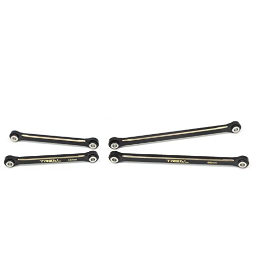 Maillons supérieurs en laiton TREAL anti-retournement pour châssis rigide TRX4M 1/18
