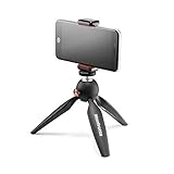 Manfrotto Mini Stativ (mit Universal Smartphone Klemme), schwarz