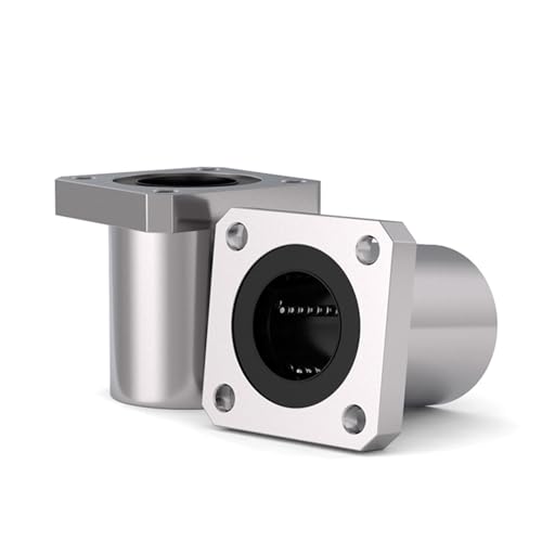 Rodamiento lineal LMK6UU con brida cuadrada para eliminar holguras en ejes y guías de 6mm