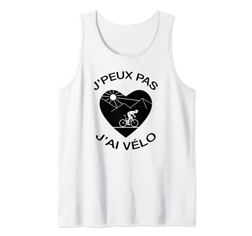 J'Peux Pas J'ai Vélo - Drôle Cycliste Cyclisme Débardeur Cover