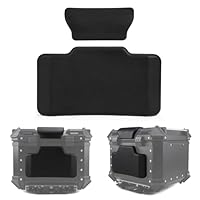 PSLER Motorrad Topcase Box Rückenstützkissen Fahrrad-Rückenkasten, Gepäckkoffer Universal-Rückenlehne(50L Koffer)