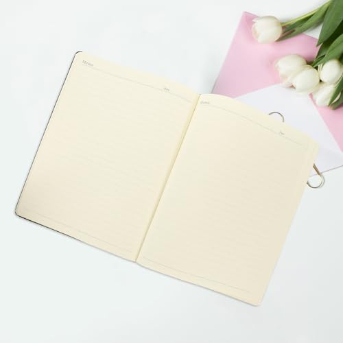 Cuaderno de Notas A4 de Material PU con Diseño Delicado Exclusivo 6