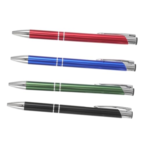 PERSELOSO 4個 メタルボールペン 男性用ビジネスペン ウェディングペン 事務