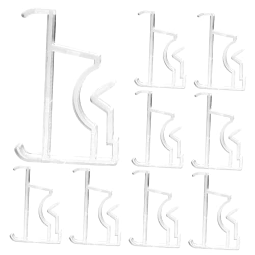 Zerodeko 6sets Wear-Resistant Curtain Clips Valance Accessories Replacement Blind Fasteners for Home Office Hotel Support for Horizontal Blinds
