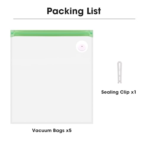Image of eSUN 3D Printing Filament Vacuum Storage Bag, Spool Storage Sealing Bags Dust Proof Humidity Resistant for Keeping Filament Dry, 5 Vaccum Bags Only