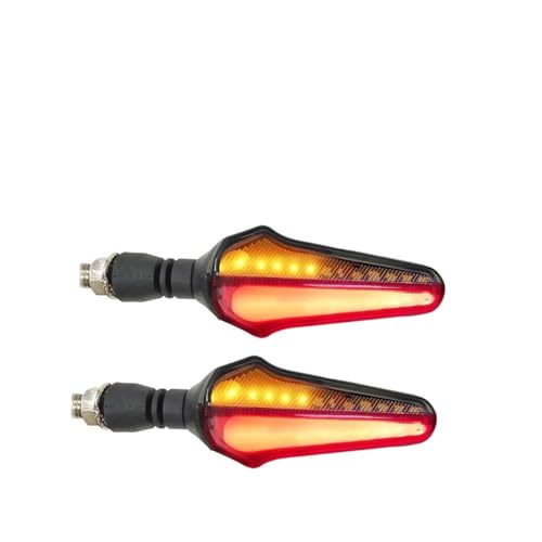 Clignotant arrière LED moto feu indicateur clignotants moto eau coule universel