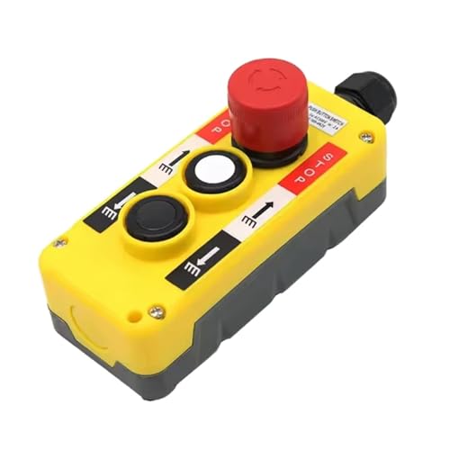 Interruptor de botón grúa COB-T2M para polipasto y caja colgante de camiones 6