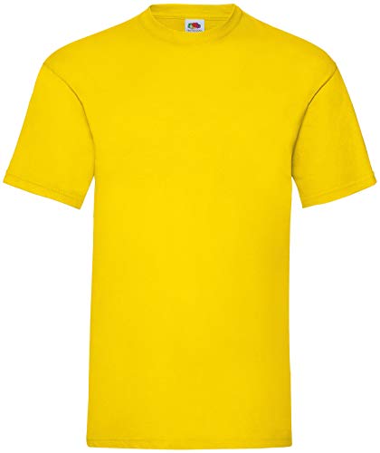 Fruit of the Loom Herren Valueweight Short Sleeve T-Shirt, Fluoreszierendes...