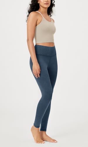 ODODOS-Vintage-78-Length-Seamless-Leggings-for-Women-Ribbed-High-Waist-Casual-Workout-Gym-Yoga-Pants-2528-Inseam