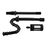 Gettimore Fuel Hose Line with Filter and Impulse Line for Stihl MS260 024/026/034/036 Chainsaws, Replacement Part 11213587700, Black ABS Plastic - Image 4