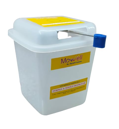 Mowell Manual Needle Hub Cutter Capacity 1liters Color White | Needle Distoyer syringe distoyer | pack 1 (B0C7CS3GVZ) Amazon Price History, Amazon Price Tracker