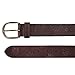 Eddie Bauer Women's Casual Leather Belts with Durable Metal Buckle, Floral Tooled - Brown, Large