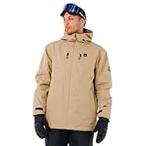 Beige Rip Curl Anti Series Core 20K/20K Jacket S