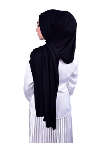 MuLanLegend Handmade | Mu Lan Cotton Shawl | Non-Slip Anti-Slip Large Hijab Wrap | Soft and Comfortable Jersey3