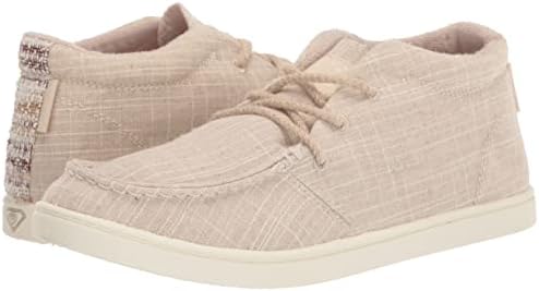 Roxy Women's Minnow Mid Top Slip On Sneaker Shoe, TAN 223, 8.5 | Image 6