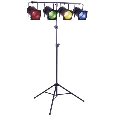 Stand d'Éclairage Audibax STAND MH-PRO pour Fixer 4 Spots sans Risque de Chute