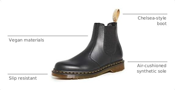 Image of Dr. Martens unisex-adult 2976 Smooth Leather BootChelsea Boot