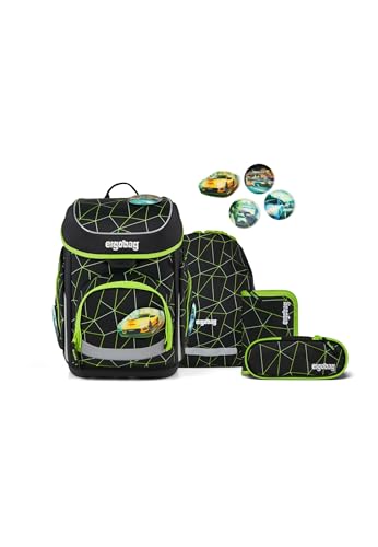 ergobag cubo Set ergonomischer Schulranzen Klassisch 5-teilig 1. Klasse Grundschule