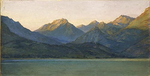 Toile Alpes GerRit 58x90 cm pour raviver un mur blanc sans éclat