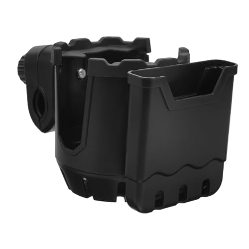 Holibanna Stroller Cup Holder Phone Mount for Wheelchair Rotating Walker Cup Holder Easy Installation Compatible with Wheelchairs Trolleys and Mobility Scooters