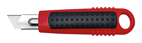 WEDO® 78800 Safety Cuttermesser Standard | Teppichmesser mit automatischem Klingenrückzug | Paketmesser mit ABS-Kunststoff | Profi Cutter mit 18 mm Klinge