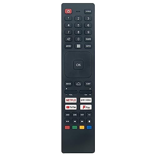 VINABTY Replacement Remote SHWRMC0137 N SHWRMC0137N Suits for Android TV 4K UHD 75EQ4EA 65EQ4EA 55EQ4EA 50EQ4EA 75EQ3EA 65EQ3EA 50EQ3EA 70DN5EA 65FN7EA 55FN7EA 50FN7EA 43FN7EA 65FN6EA 55FN6EA