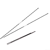 Oniissy Kit de repuesto para poste de tienda de campaña, varillas de soporte de fibra de vidrio de 5,49 m, barras de marco de toldo para exteriores, color negro, ligero, portátil, diseño de 11