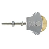 CÓMODA: Su rueda de latón mueve las cuerdas de forma fácil y sin ruidos, y te permite tender grandes coladas. Gama de poleas tendedero sin ruido.