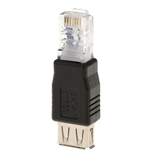 THE STYLE SUTRA® USB A Female F to Ethernet RJ45 Male Router Adapter Plug | USB-to-Ethernet adapter