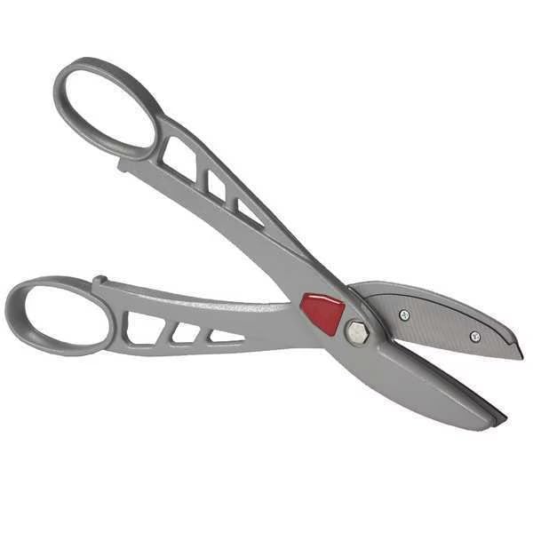 MOLLIFII Tinners Snip, Straight, 14 in, Aluminum Frame, Steel Inset Blades, M14A-A