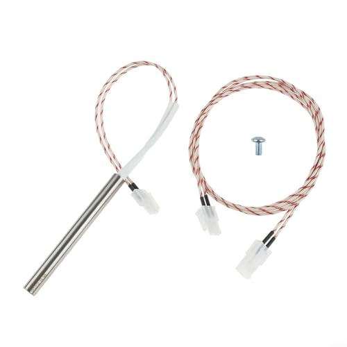Advokingtap 1 lot de tige d'allumage CC 12 V pour Traeger D2 pour poêle à granulés Hot Rod Kit0255, pièce de rechange en acier inoxydable, rouge, blanc, argent pour griller