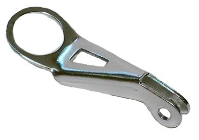 Support de phare de rechange Bofix chromé pour réparer l'éclairage de votre vélo