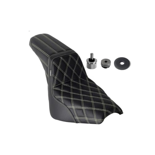 Asiento de motocicleta biplaza para Softail Street Bob y Slim 2018-24